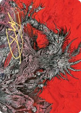 Varragoth, Bloodsky Sire Art Card (Gold-Stamped Signature) (78) [Kaldheim Art Series]