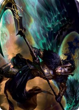 Vengeful Reaper Art Card (Gold-Stamped Signature) (29) [Kaldheim Art Series]