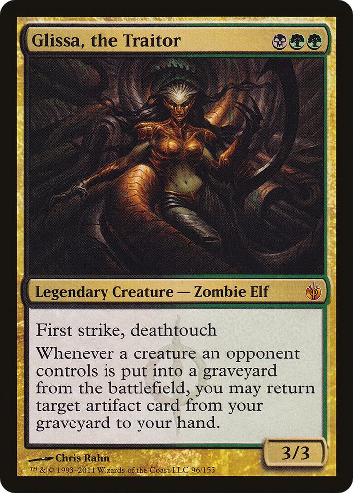 Glissa, the Traitor (Mirrodin Besieged) (96) [Oversize Cards]