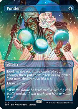 Ponder (245) [Secret Lair Drop] [Borderless]
