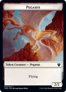 Pegasus // Shark Double-Sided Token (Challenger 2021) (3 // 7) [Unique and Miscellaneous Promos]