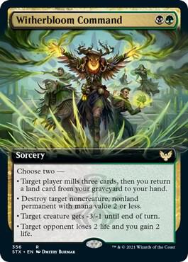 Witherbloom Command (Extended Art) (356) [Strixhaven: School of Mages] [Extended Art]