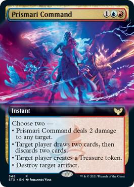 Prismari Command (Extended Art) (348) [Strixhaven: School of Mages] [Extended Art]