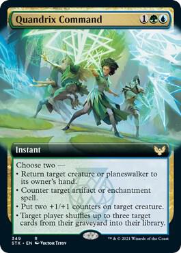 Quandrix Command (Extended Art) (349) [Strixhaven: School of Mages] [Extended Art]