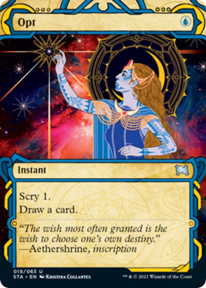 Opt (19) [Strixhaven Mystical Archive] [Showcase, Borderless]