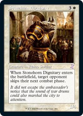 Stonehorn Dignitary (304) [Time Spiral Remastered]
