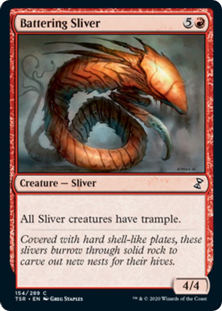 Battering Sliver (154) [Time Spiral Remastered]