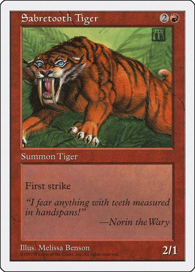 Sabretooth Tiger (264) [Fifth Edition]