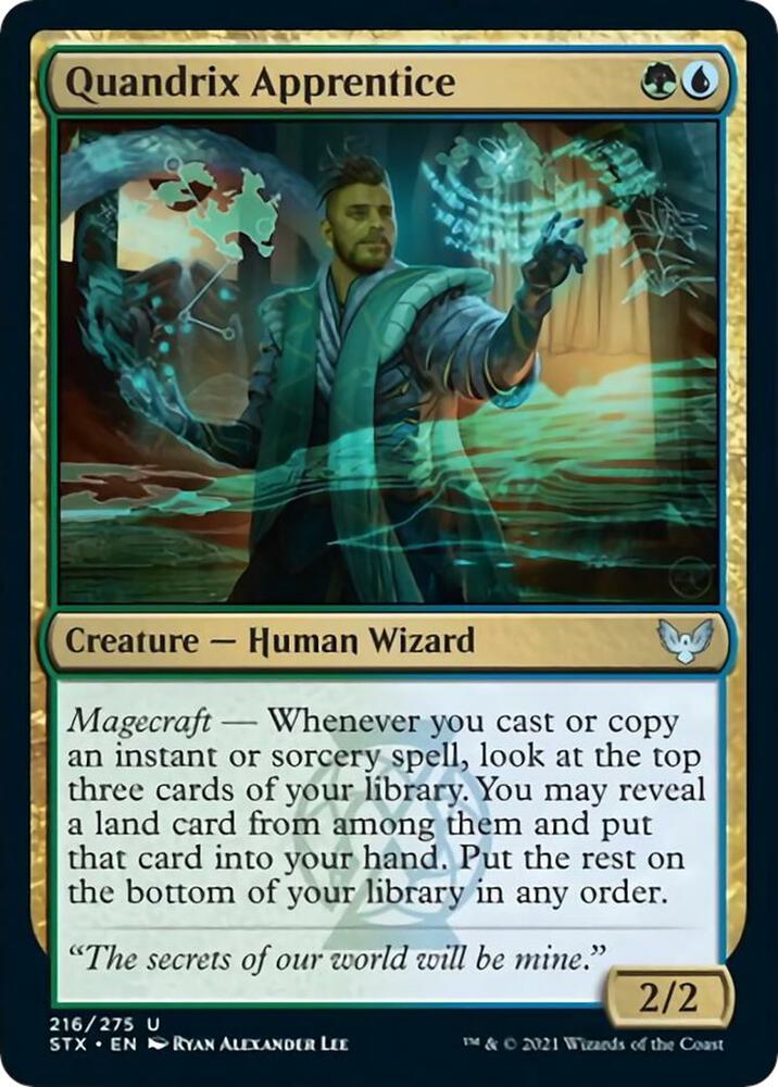 Quandrix Apprentice (216) [Strixhaven: School of Mages]