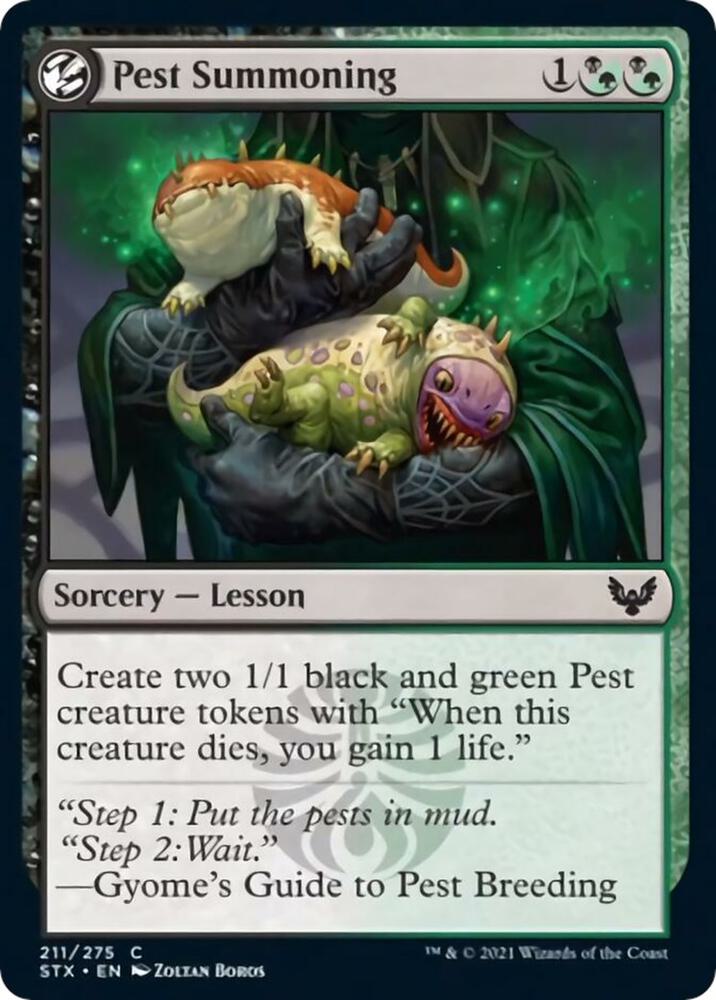 Pest Summoning (211) [Strixhaven: School of Mages]