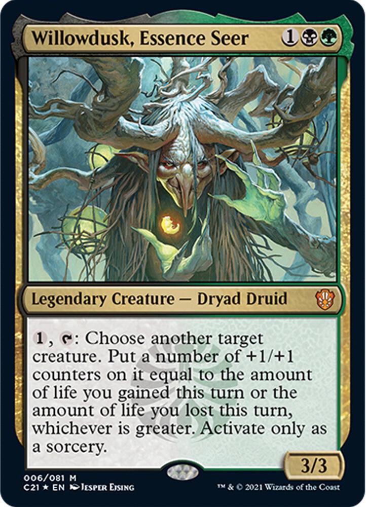 Willowdusk, Essence Seer (6) [Commander 2021]