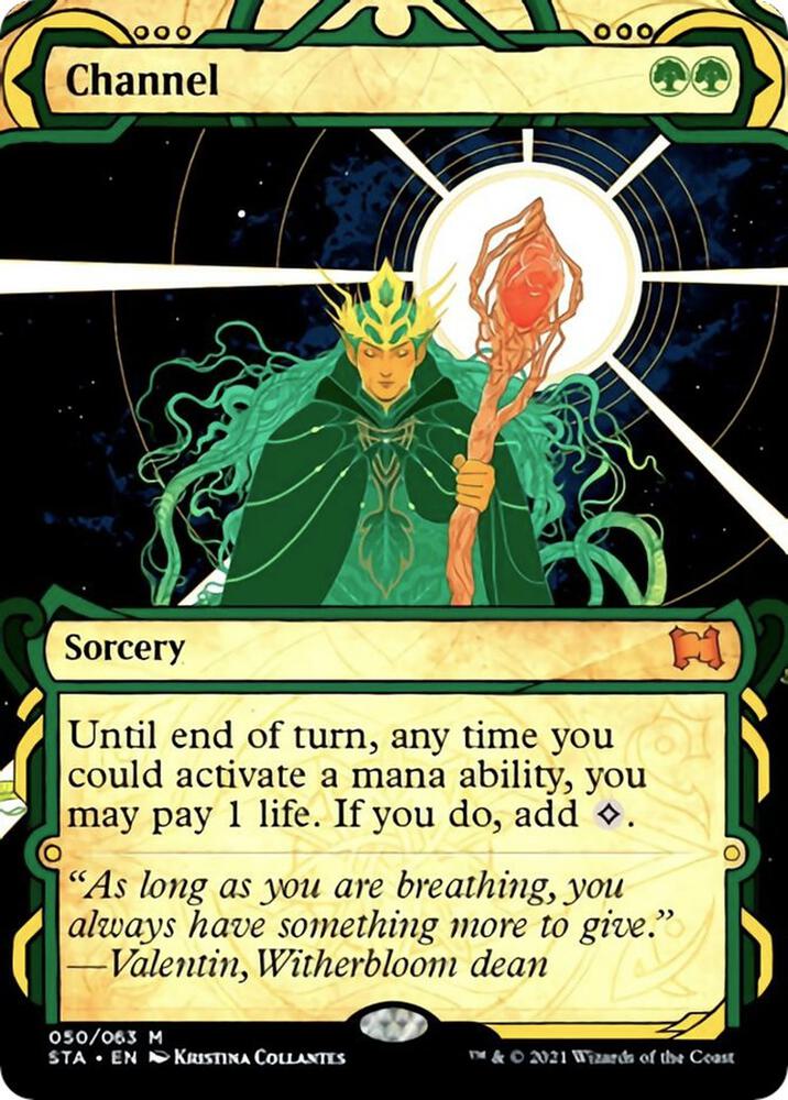 Channel (50) [Strixhaven Mystical Archive] [Showcase, Borderless]