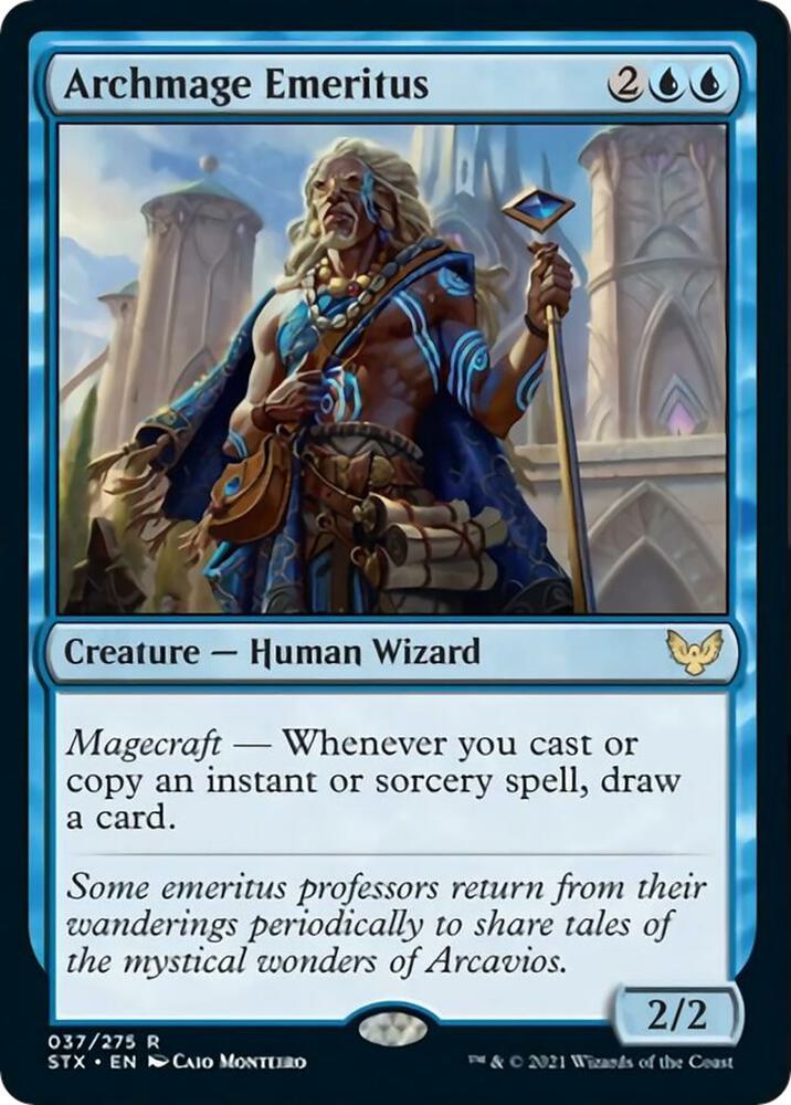 Archmage Emeritus (37) [Strixhaven: School of Mages]