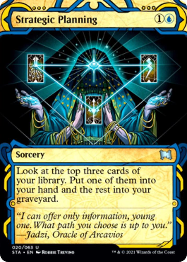 Strategic Planning (20) [Strixhaven Mystical Archive] [Showcase, Borderless]