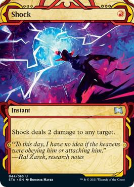 Shock (44) [Strixhaven Mystical Archive] [Showcase, Borderless]