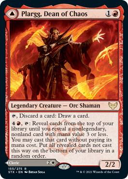 Plargg, Dean of Chaos (155) [Strixhaven: School of Mages]