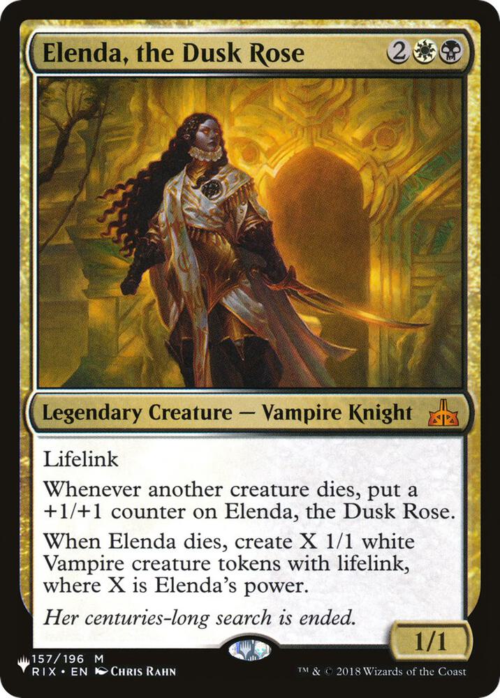 Elenda, the Dusk Rose (157/196) [The List]