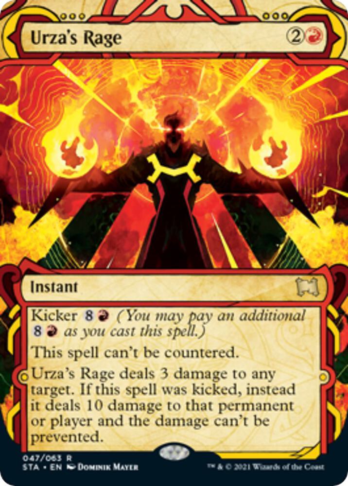 Urza's Rage (47) [Strixhaven Mystical Archive] [Showcase, Borderless]