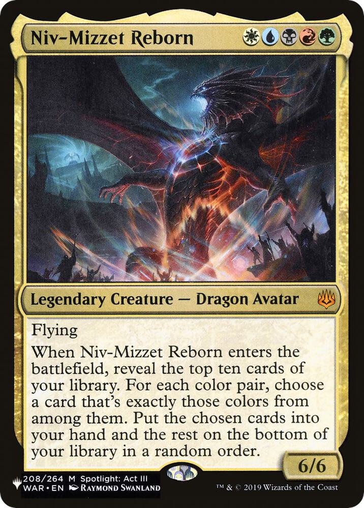 Niv-Mizzet Reborn (208/264) [The List]