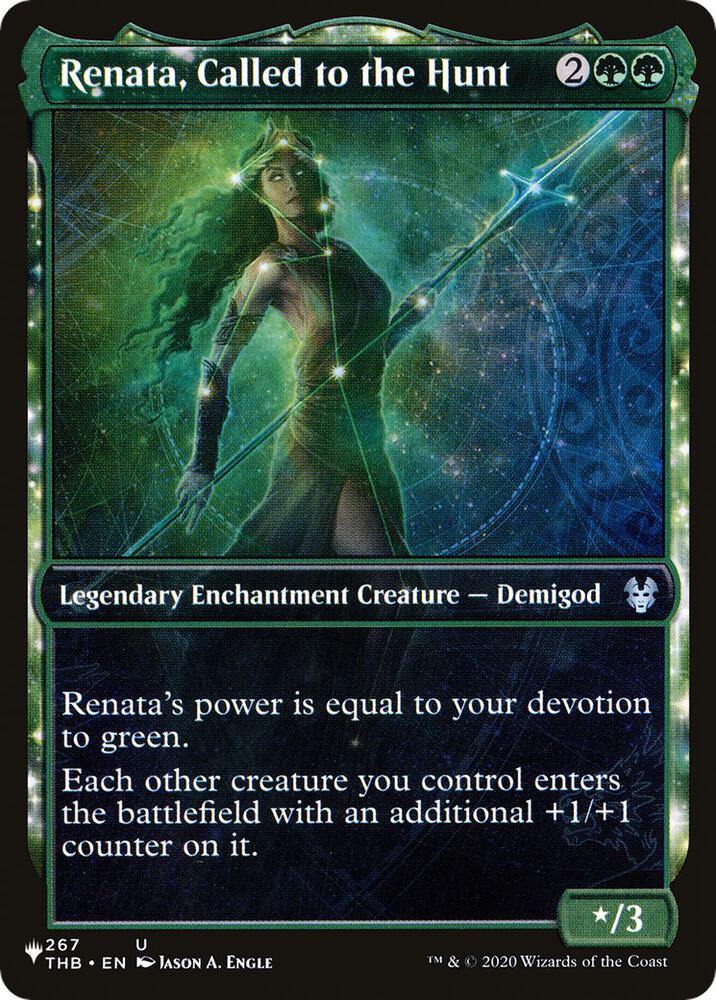 Renata, Called to the Hunt (Showcase) (267/254) [The List] [Showcase]