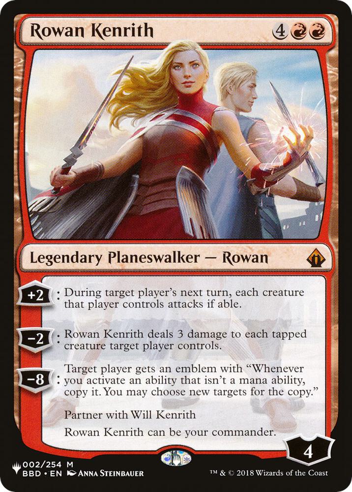 Rowan Kenrith (002/254) [The List]
