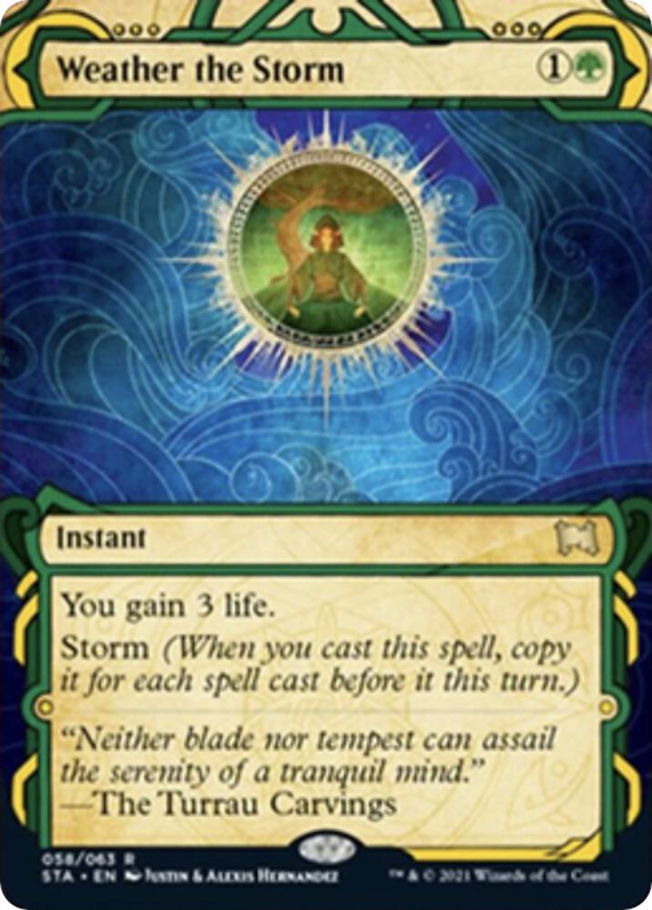 Weather the Storm (58) [Strixhaven Mystical Archive] [Showcase, Borderless]