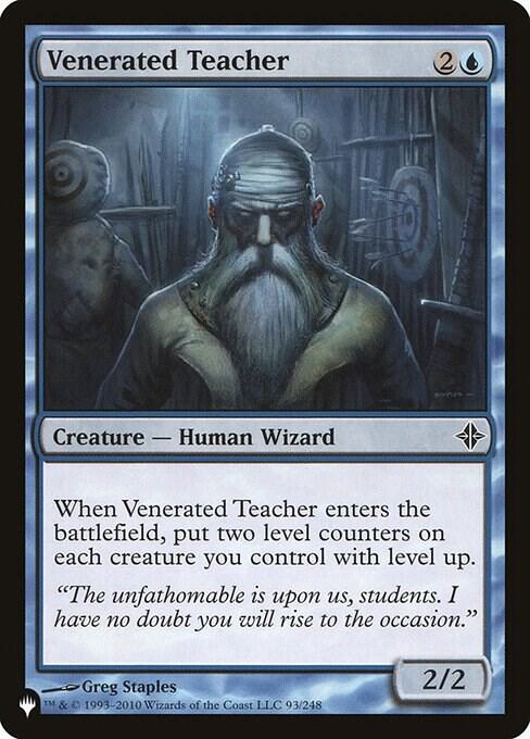 Venerated Teacher (93/248) [The List]