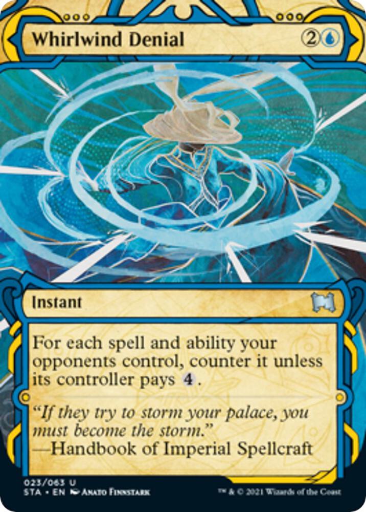 Whirlwind Denial (23) [Strixhaven Mystical Archive] [Showcase, Borderless]