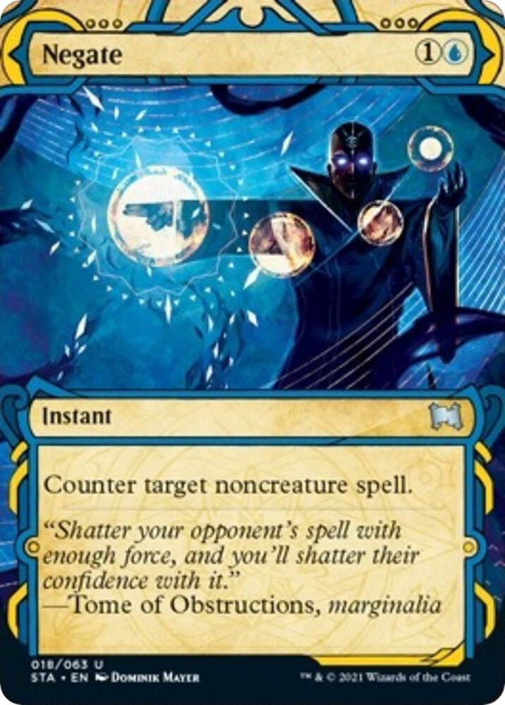 Negate (18) [Strixhaven Mystical Archive] [Showcase, Borderless]
