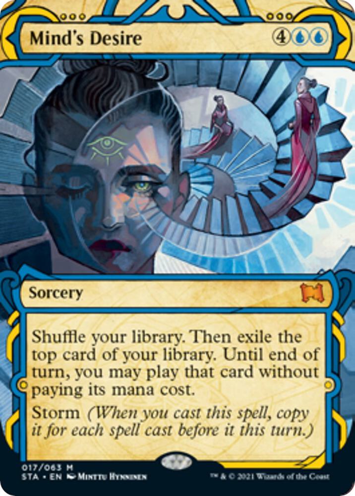 Mind's Desire (17) [Strixhaven Mystical Archive] [Showcase, Borderless]