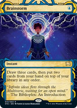 Brainstorm (13) [Strixhaven Mystical Archive] [Showcase, Borderless]