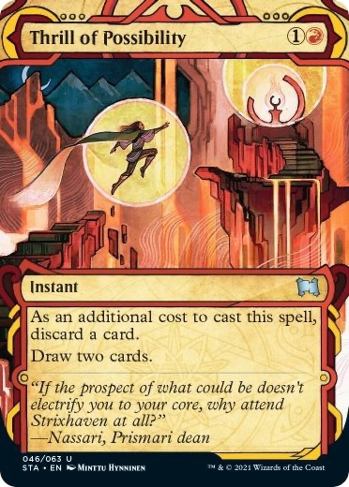 Thrill of Possibility (46) [Strixhaven Mystical Archive] [Showcase, Borderless]