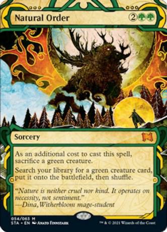 Natural Order (54) [Strixhaven Mystical Archive] [Showcase, Borderless]