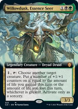Willowdusk, Essence Seer (Extended Art) (333) [Commander 2021] [Extended Art]