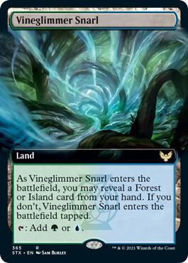 Vineglimmer Snarl (Extended Art) (365) [Strixhaven: School of Mages] [Extended Art]