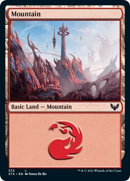 Mountain (372) [Strixhaven: School of Mages]