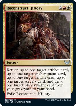 Reconstruct History (222) [Strixhaven: School of Mages]