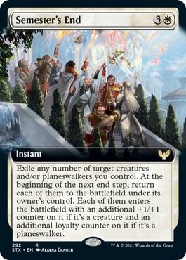Semester's End (Extended Art) (292) [Strixhaven: School of Mages] [Extended Art]