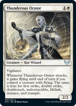 Thunderous Orator (35) [Strixhaven: School of Mages]