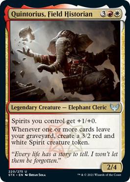 Quintorius, Field Historian (220) [Strixhaven: School of Mages]