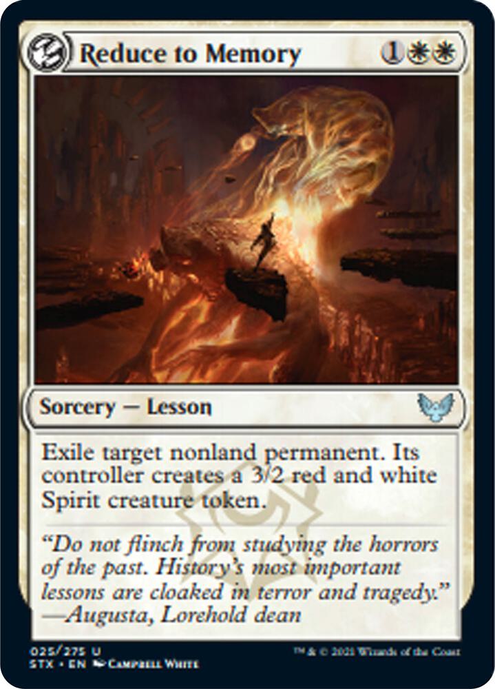 Reduce to Memory (25) [Strixhaven: School of Mages]