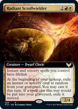 Radiant Scrollwielder (Extended Art) (350) [Strixhaven: School of Mages] [Extended Art]