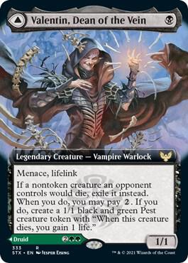 Valentin, Dean of the Vein (Extended Art) (333) [Strixhaven: School of Mages] [Extended Art]