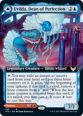 Uvilda, Dean of Perfection (Extended Art) (332) [Strixhaven: School of Mages] [Extended Art]