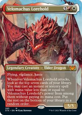 Velomachus Lorehold (Borderless) (283) [Strixhaven: School of Mages] [Borderless]