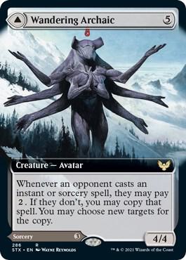 Wandering Archaic (Extended Art) (286) [Strixhaven: School of Mages] [Extended Art]