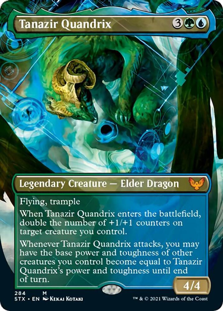 Tanazir Quandrix (Borderless) (284) [Strixhaven: School of Mages] [Borderless]