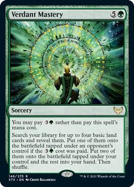 Verdant Mastery (146) [Strixhaven: School of Mages]