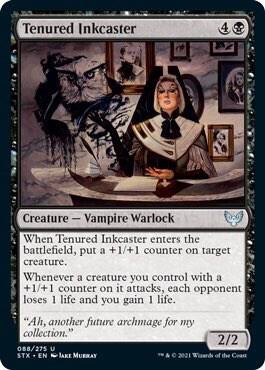 Tenured Inkcaster (88) [Strixhaven: School of Mages]