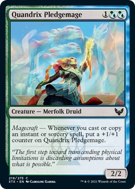 Quandrix Pledgemage (219) [Strixhaven: School of Mages]